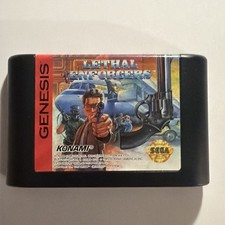 Lethal Enforcers (Sega Genesis, 1993) Cartridge Only 