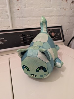 11'' Aphmau MeeMeows Plush Emerald Cat Celestial Crystal Gemstone Large EUC