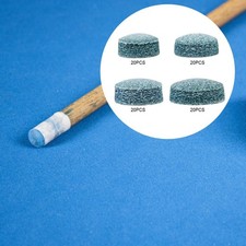 20Pcs Billiards Cue Tips Snooker Pool Cue Tips Billiard Accessories Gifts Parts