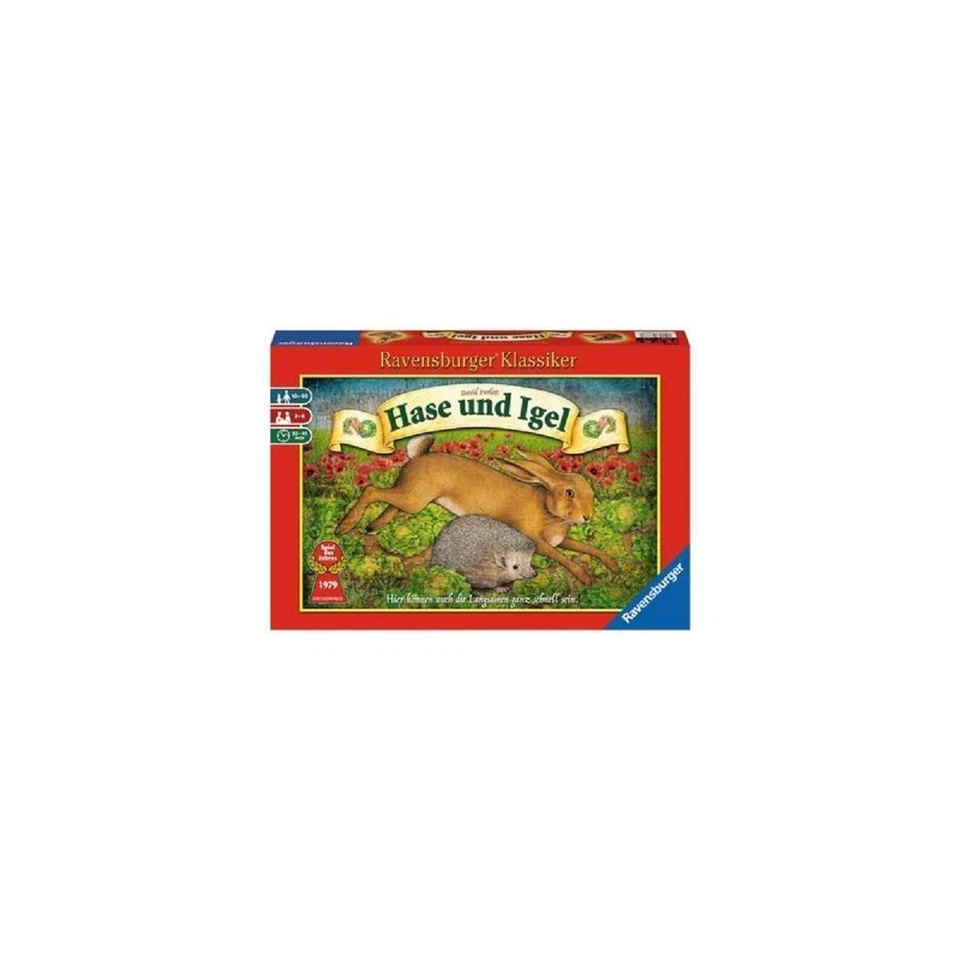 RAV26028 - Ravensburger Klassiker: Hase und Igel, Brettspiel, 2-6... - Bild 1 von 1