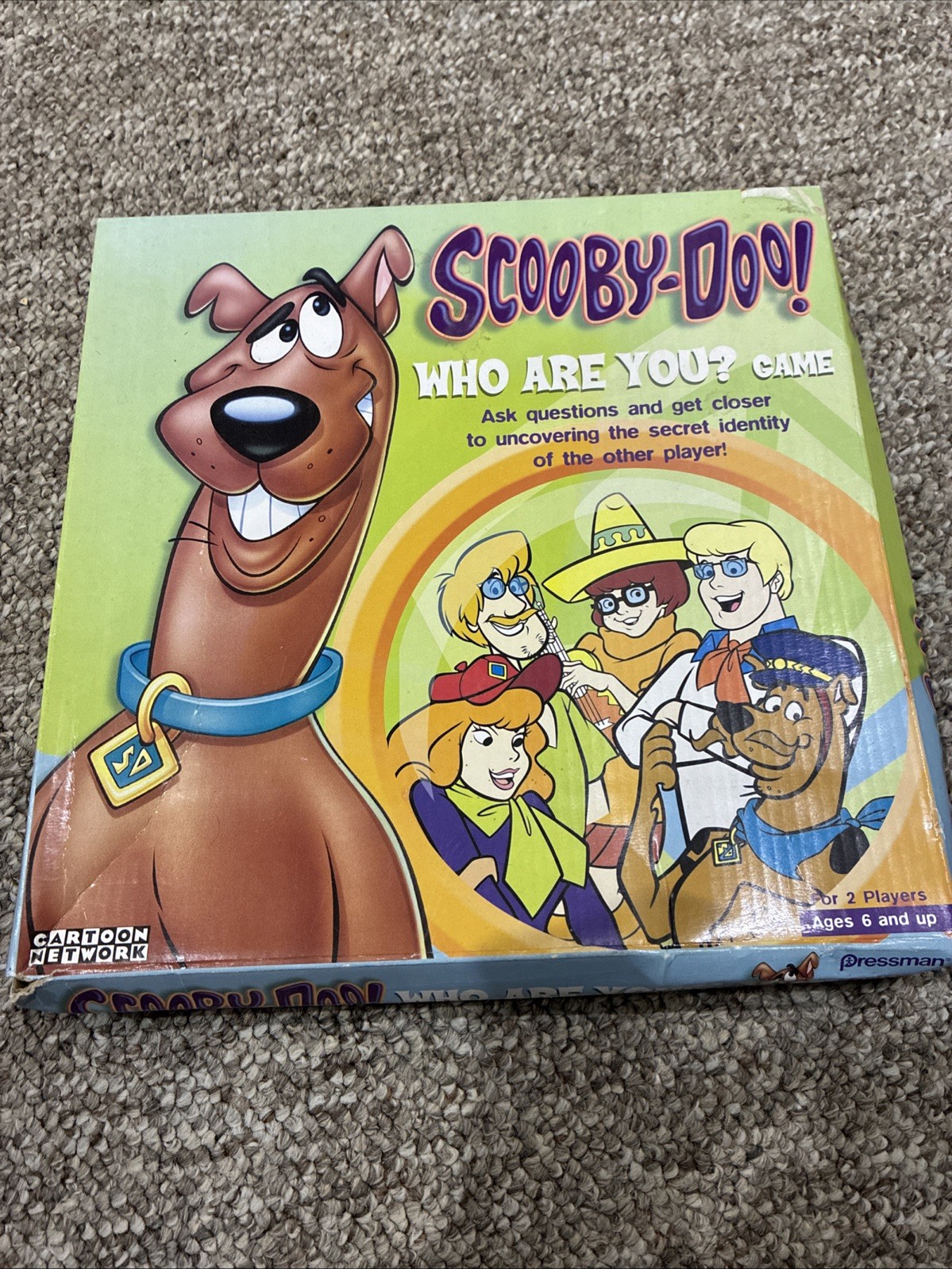 Scooby-Doo Guess Who Mystery Family Board Game Cartoon Network Complete Set