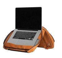 R-GO Viva Laptop Bag Leather – 15.6 Inch Ergonomic Leather Bag Integrated Stand