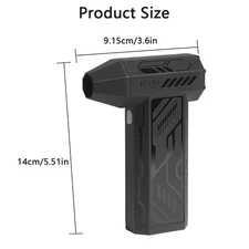 110000 RPM Rechargeable Turbo Blower Jet Fan Violent Turbofan Brushless Motor 