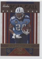 2008 Playoff Contenders Rookie Roll Call 299/500 Chris Johnson #3 0b5