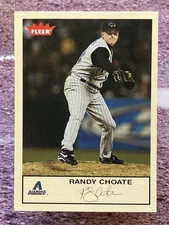 2005 Fleer Tradition Randy Choate #40 Arizona Diamondbacks