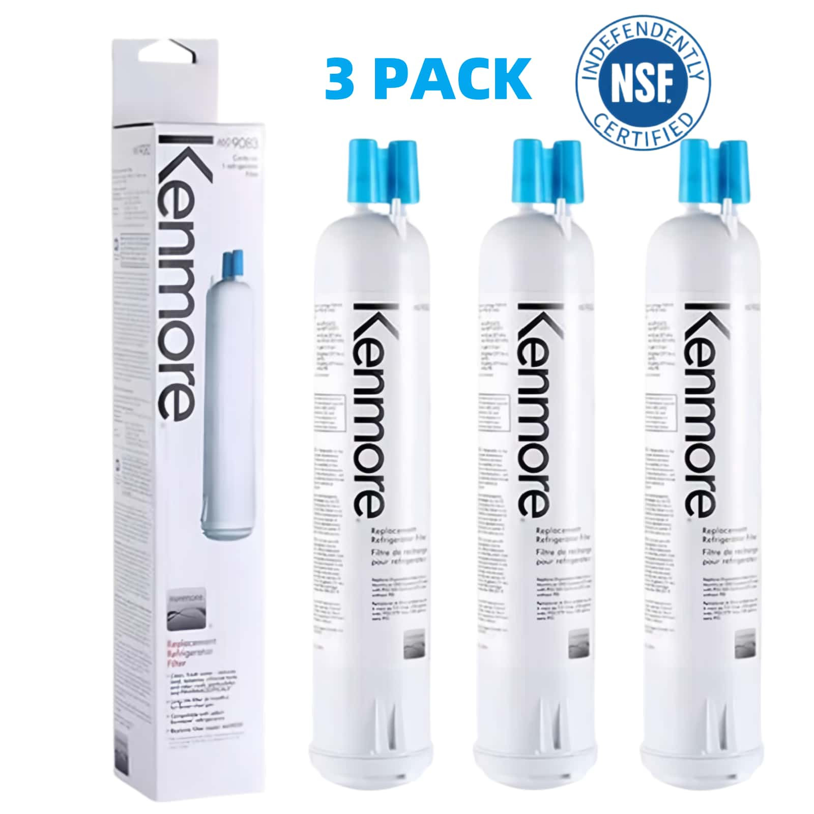 New 1-4PACK Kenmore 4609083 9083 9020 9030 Replacement Refrigerator Water Filter