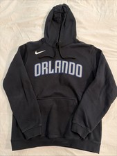 Nike Men  s NBA Orlando Magic City Edition Hoodie Size L Black Fleece Sweatshirt