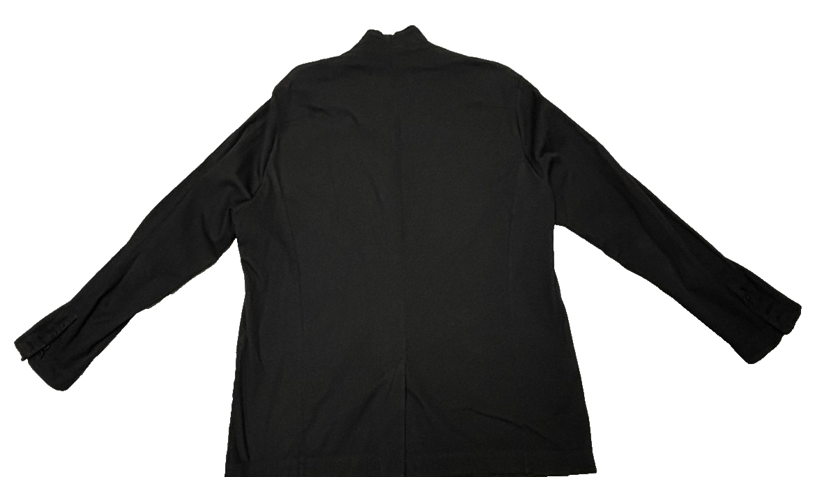 ジャケット・アウター TRANSIT UOMO linen fade Jacket Transit Uomo Black LINEN Light-Weight Button Jacket Chore Coat