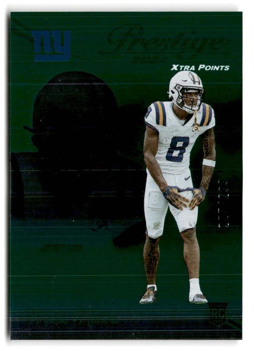 2024 Panini Prestige #306 Malik Nabers Green Xtra Points #/299