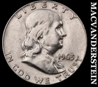 1963-D Silver Franklin Half Dollar - Scarce  Better Date  No Reserve  #K780
