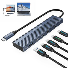 Acasis 5-in-1 USB C Docking Station 4K 60Hz Video Output PD 100W for Laptop PC