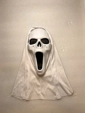 NEW Old East Main Co Banshee Ghost Mask White with White Fabric
