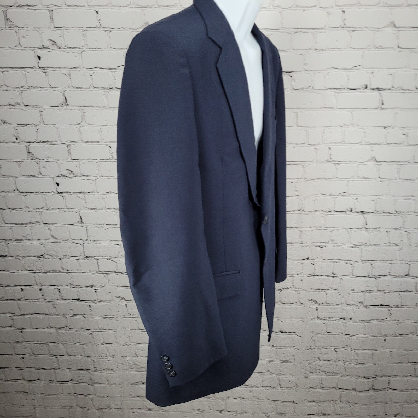 Cellini Collection Navy 2 Button Double Vented No… - image 14