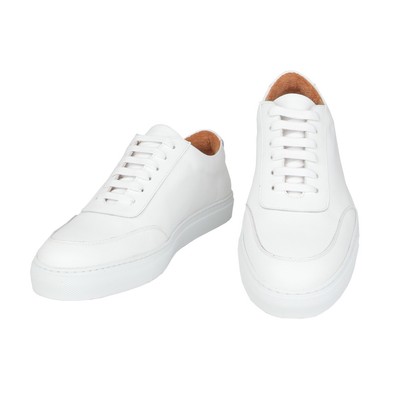 Fiori Di Lusso Weiße Lederschuhe Sneaker   (FL82231)