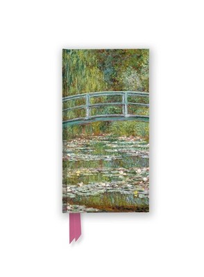Claude Monet: Bridge Over a Pond of Water Lilies (Foiled Slimline Journal)  ...