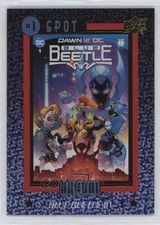 2023 Upper Deck DC Annual Number 1 Spot Sparkle 66/99 Blue Beetle #N1S-17 18cf