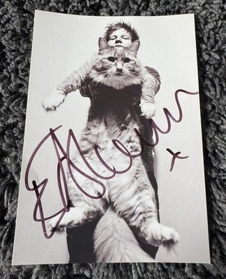 Ed Sheeran Signed Autographed 4x6 Inches Picture Photo Card 2011 Full Signature