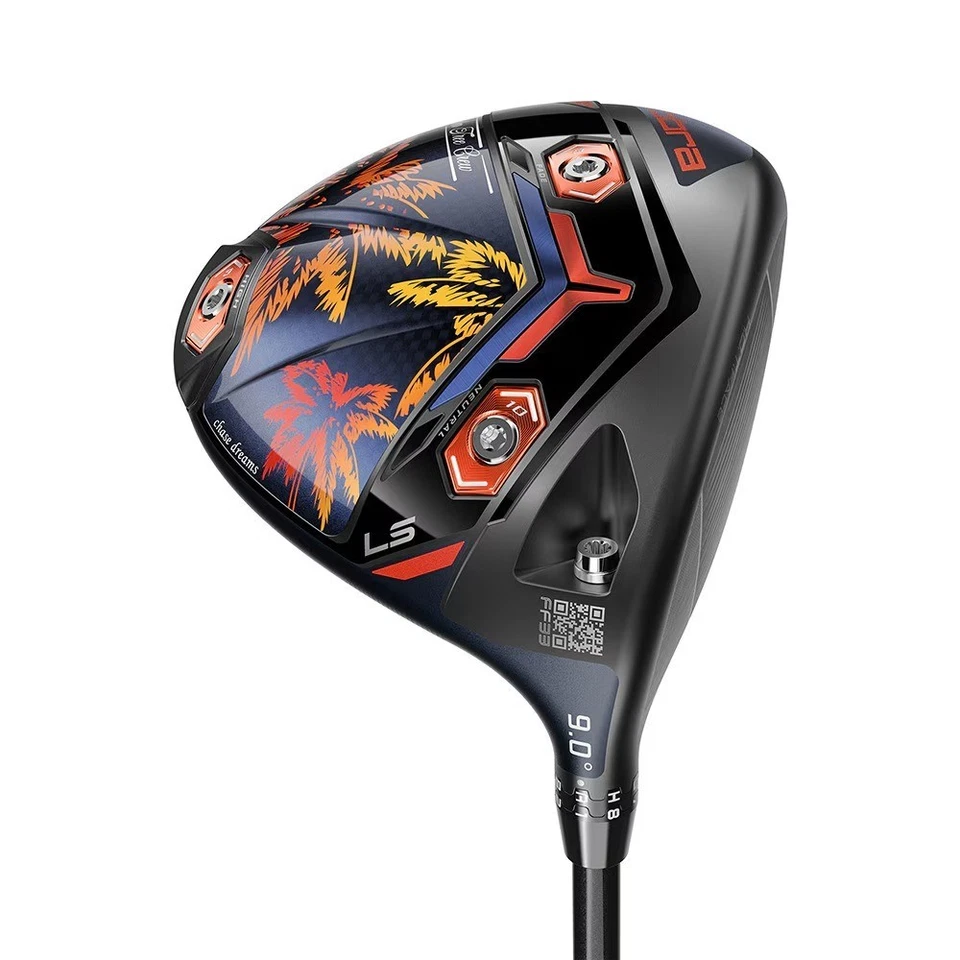 Cobra DS-ADAPT LS Palm Tree Crew Driver 9.0° S-Flex HZRDUS Black Graphite Shaft - Image 2 of 4