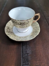 Vintage Tea Cup And Saucer Bone China 935