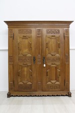 Waffenschrank Jagdschrank Historismus Antik Eiche Herrenzimmer um 1880 Sch748