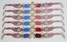 6 Gorilla Scratch 'n and Sniff Banana Scent Anaglyph Red / Blue 3-D GLASSES