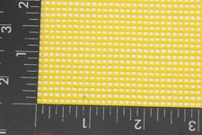 Vinyl Coated Mesh Yellow 9x9 6.5oz 40" Wide x 1 Yard by Bruin Plastics Strong