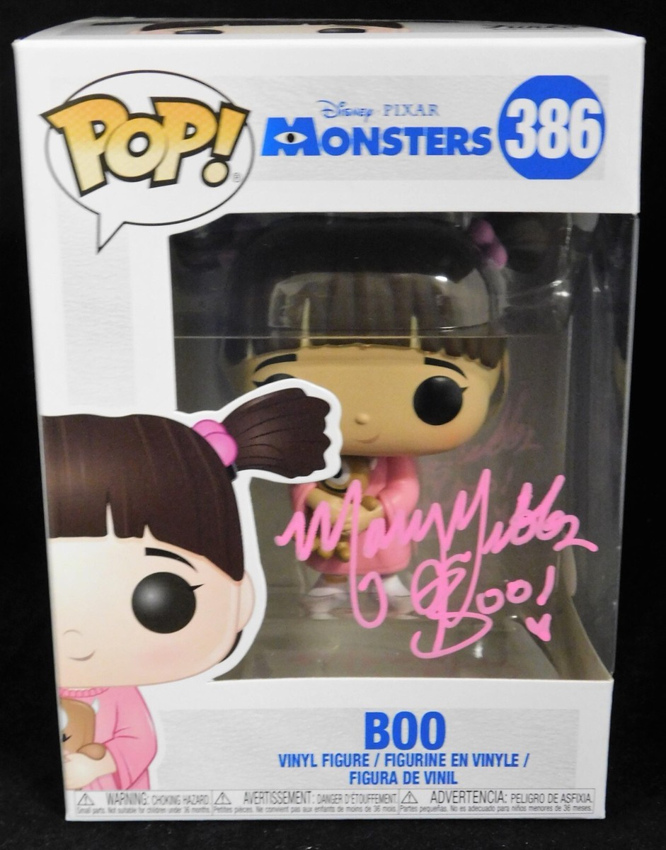 Mary Gibbs Signed Monsters, Inc. Boo Funko Pop 386 JSA