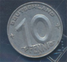 M&uuml;nzen DDR J&auml;gernr: 1507 1952 E vorz&uuml;glich Aluminium(8267868