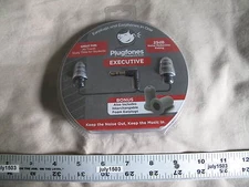 NEW Plugfones Ear Plug Headphones Ear Buds Contractor Executive Silicone EX-1