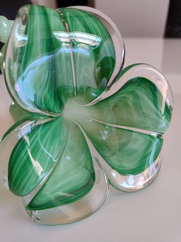 Murano Blown Glass, Italian Flower Ornament, - Picture 7 of 7