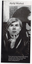 Scott #3652 Andy Warhol Title Block - No Stamps