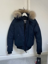 Nobis Harlow Ladies Bomber Coat/jacket With Canadian White Duck Down.