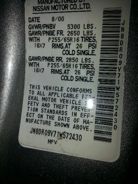 Front Axle 4.363 Ratio Fits 96-99 01-04 PATHFINDER 1744546 - Изображение 4 из 4