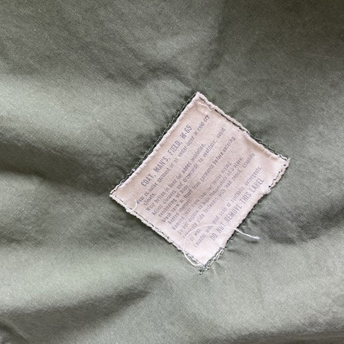 1969 VINTAGE US ARMY MILITARY M-65 OG-107 FIELD JACKET COAT Medium Long READ - Picture 7 of 8