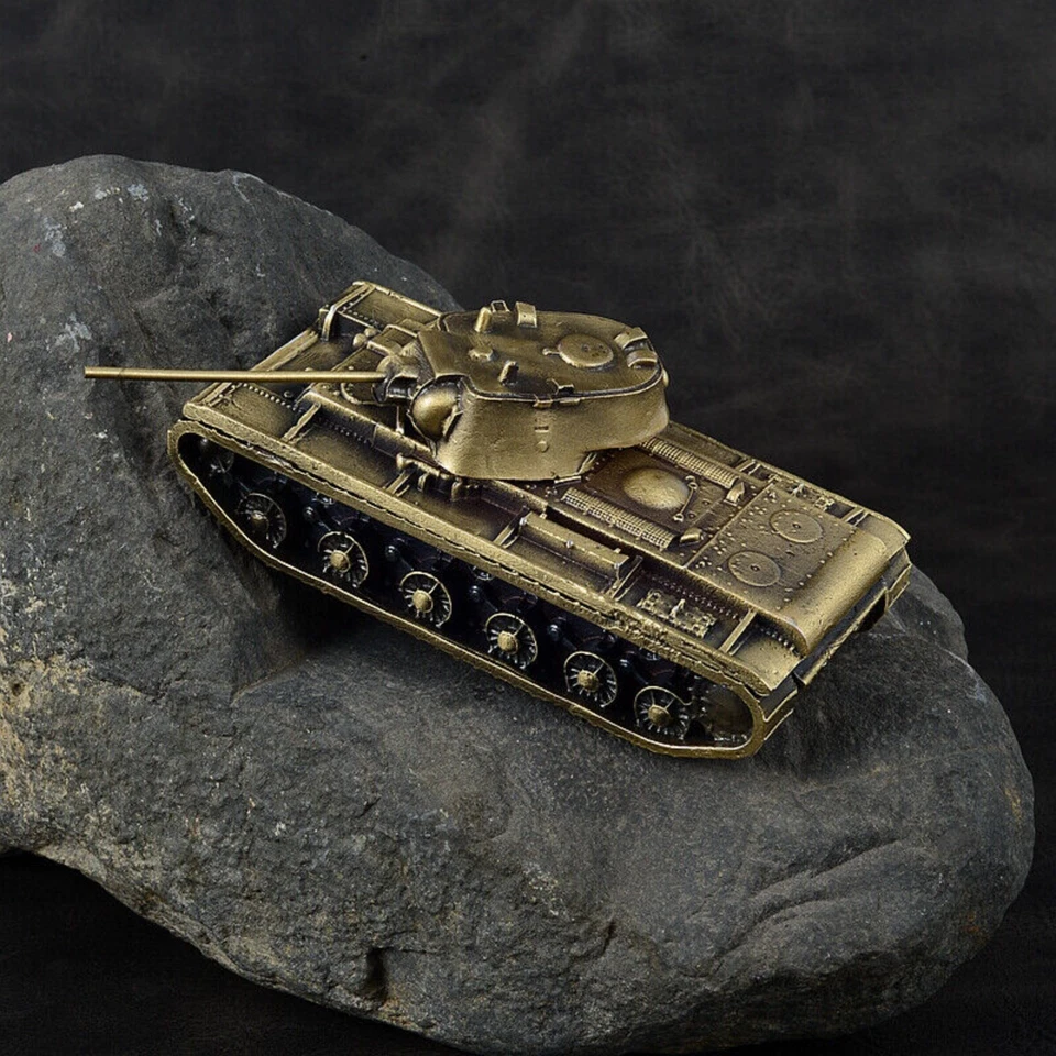 Модель тяжелого танка 1:72 Советский Союз CCCP KV-1 цельнометаллическая бронза - Изображение 3 из 4