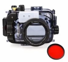 Sea Frogs Waterproof /Dustproof Camera Housing up to 60m/195ft, fits Sony A6XXX