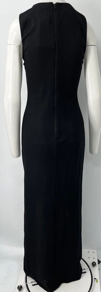 Maxi Vestido Alice + Olivia Classics Negro Sin Mangas Elastizado Talla 8 Nuevo con Etiquetas Foto 3 de 4