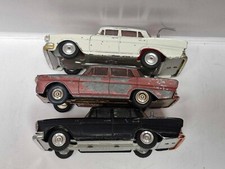 Lot of 3 GAMA Mercedes 220S W111 Taxi Police 1:47 unboxed die cast incomplete