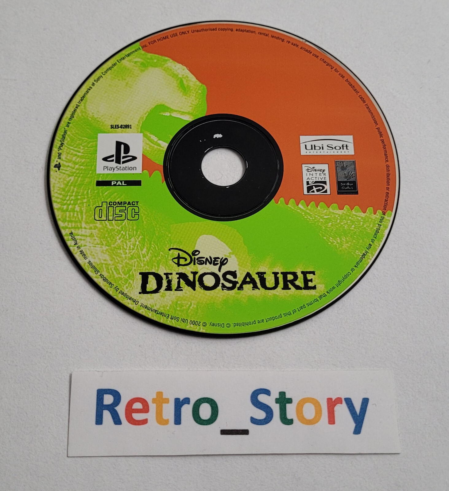Sony Playstation PS1 - Disney Dinosaure - CD Seul - PAL