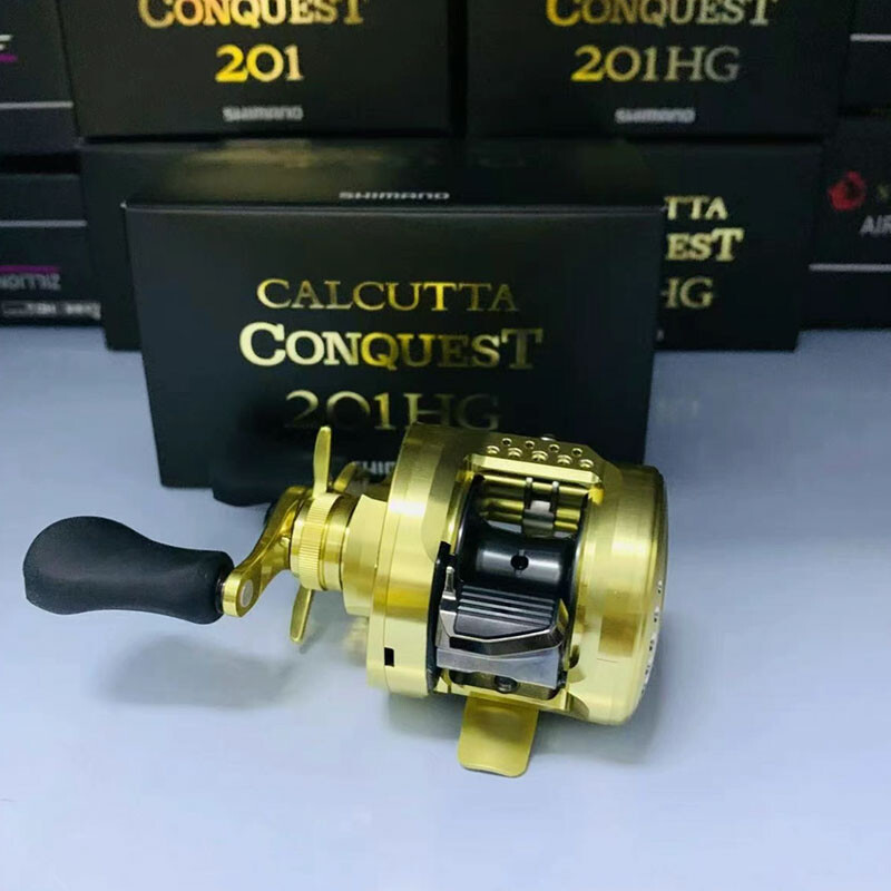 Moulinet Casting Shimano Calcutta Conquest CQ 200, Pour Pêche En Mer, Haute Performance, Nombreuses Fonctionnalités