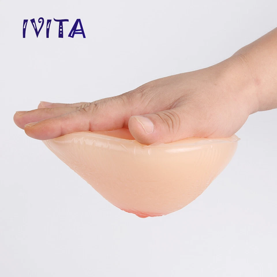 A-FF Copa Triángulo Autoadhesivo Silicona Formas de Pecho CD TG Sujetador Potenciadores Foto 4 de 4