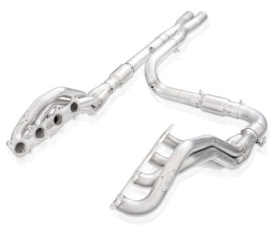 Stainless Works FT18HCAT 1-7/8'' Catted Headers w/X-Pipe for 15-23 Ford F150 5.0L