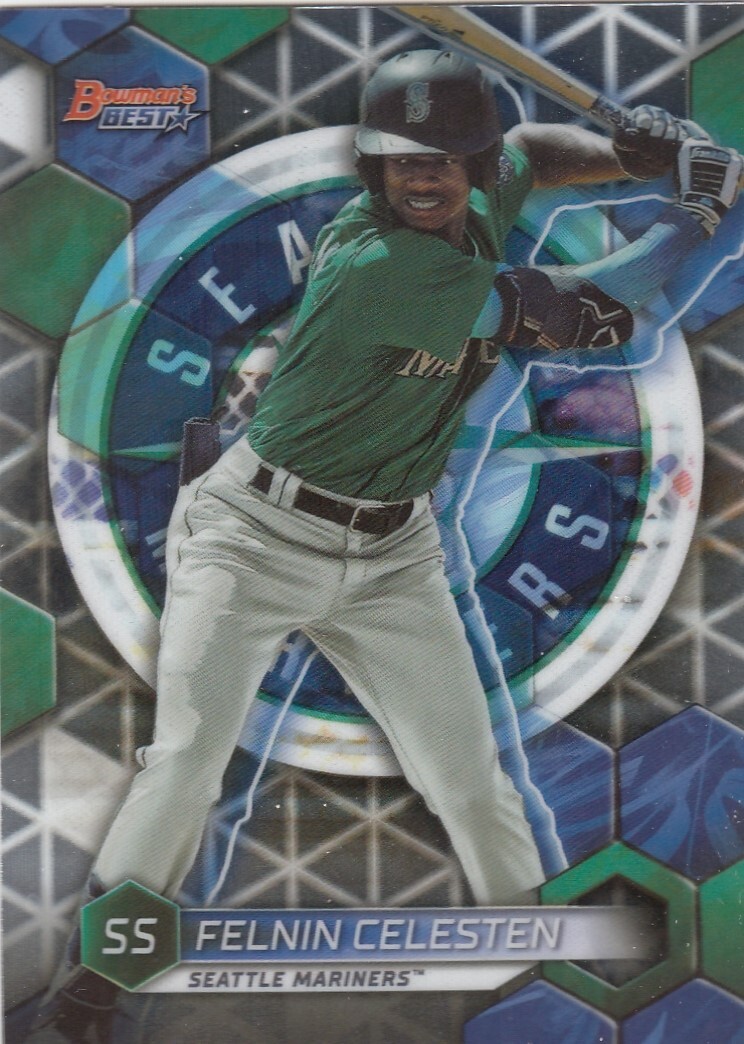 FELNIN CELESTEN BOWMANS BEST ROOKIE RC PROSPECTS SEATTLE MARINERS #TP-24 2023 23