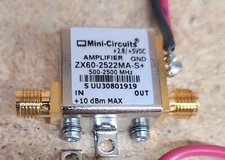 Mini-Circuits ZX60-2522MA-S+ Low Noise Amplifier, 500 - 2500 MHz, 50Ω SMA