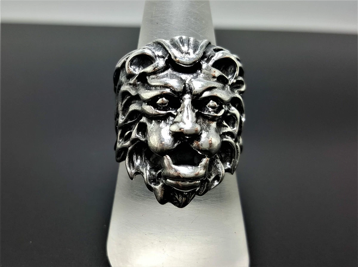 silver star jewelry- old town Scottsdale- Arizona- silver jewelry-  southwest jewelry- Sterling Silver Lion Ring 050121