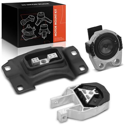 3pcs Engine Motor Mount & Transmission Mount for Ford Focus 2012-2016 L4 2.0L