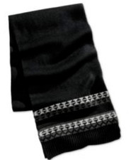 287 Club Room Unisex Black Pattern Dress Winter Acrylic Shawl Muffler Scarf