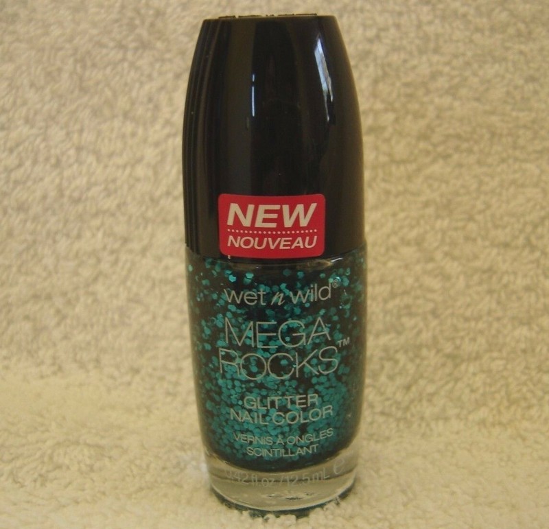 wet n wild***MEGA ROCKS***GLITTER Nail Color #493C SLAP THE BASS~~0.42 fl oz~NEW