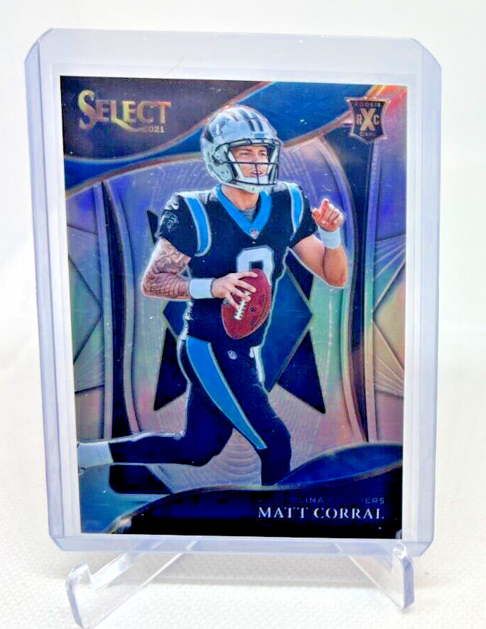 2021 Panini Select MATT CORRAL XRC Silver Prizm #404 Panthers (A)