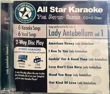 ASK-602 LADY ANTEBELLUM VOL 1  KARAOKE CDG LOT MAIL